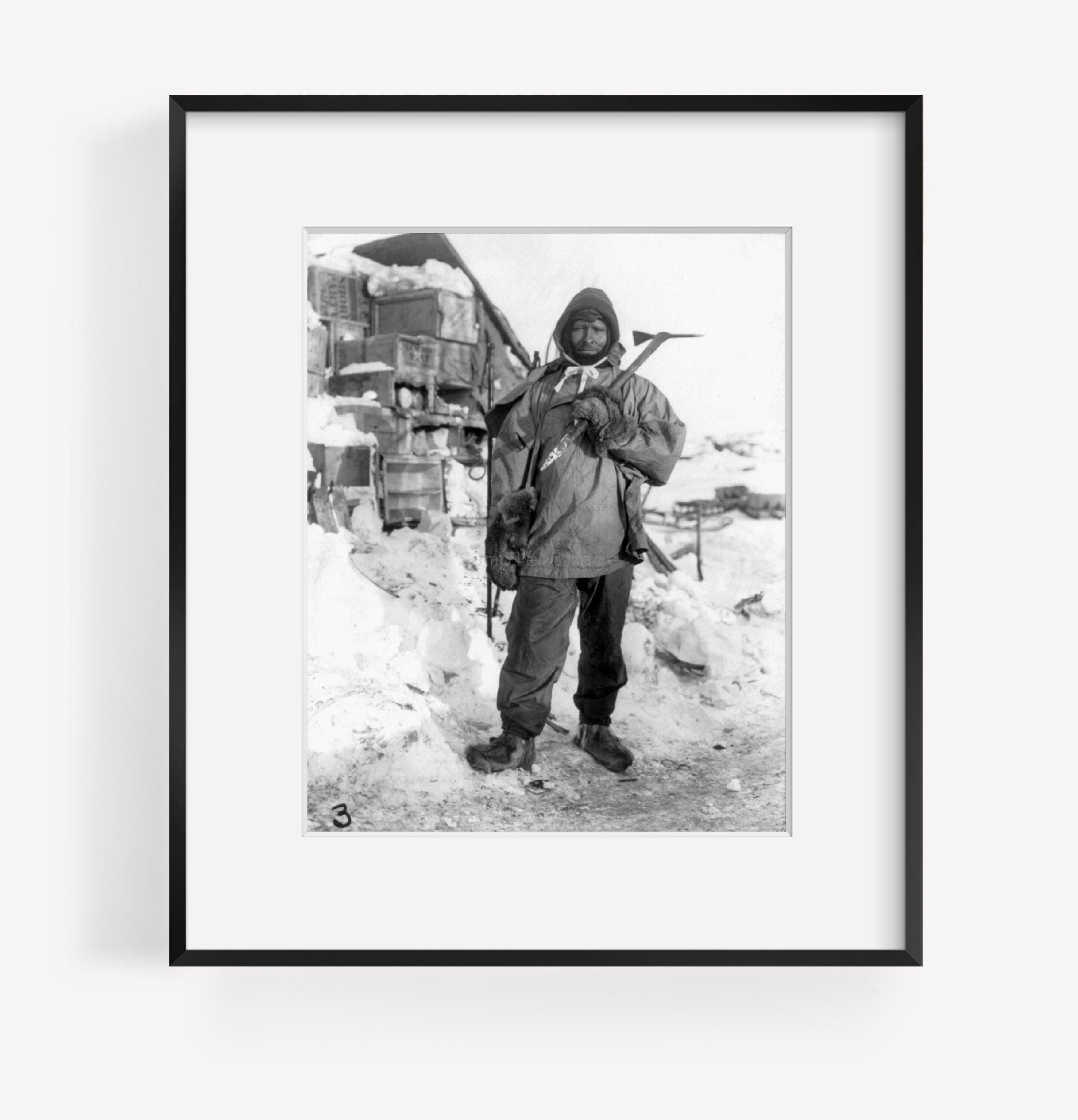Photo: Edgar Evans, petty officer, Terra Nova, British Antarctic, expedition, H