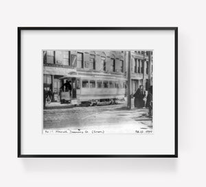 Photo: Street car, Norwalk Tramway Co, transportation, CT, 1895