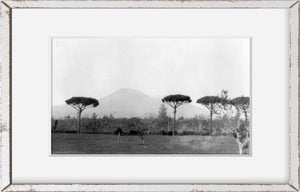 1928 photograph of View of Mt. Vesuvius from Pompeii