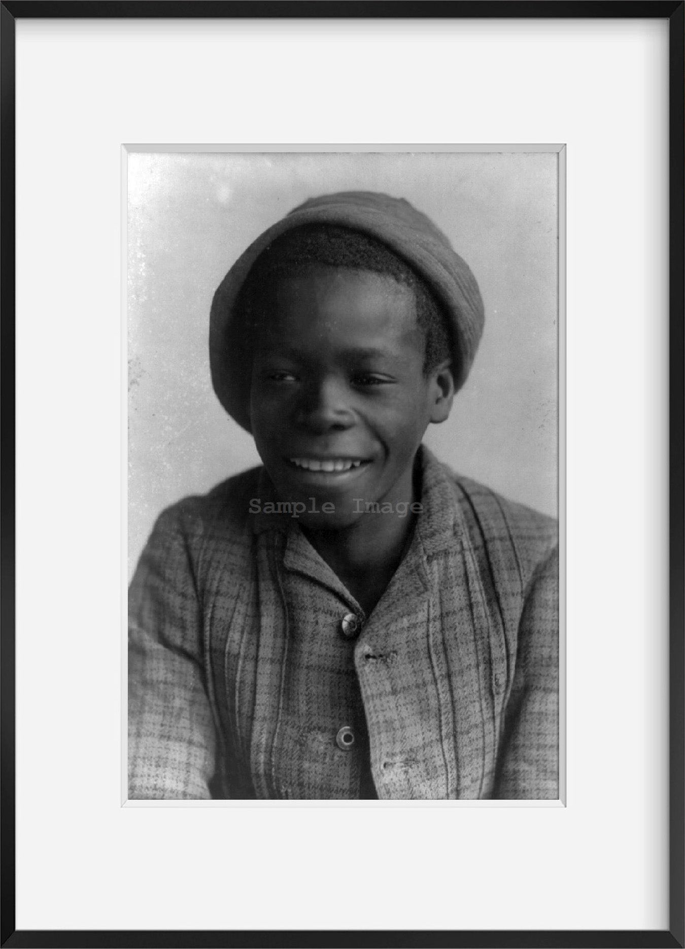 Photo: Street-types, Chicago, African American boy, 1891, Krausz