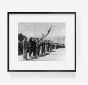 Photo: American Legion, Boy Scouts, Memorial Day, Manzanar Relocation, World War, WWI