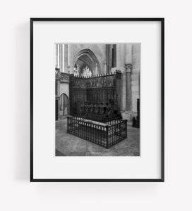 Photo: Magdeburg cathedral, Magdeburg, Germany, tomb, Otto I . | Vintage Black &
