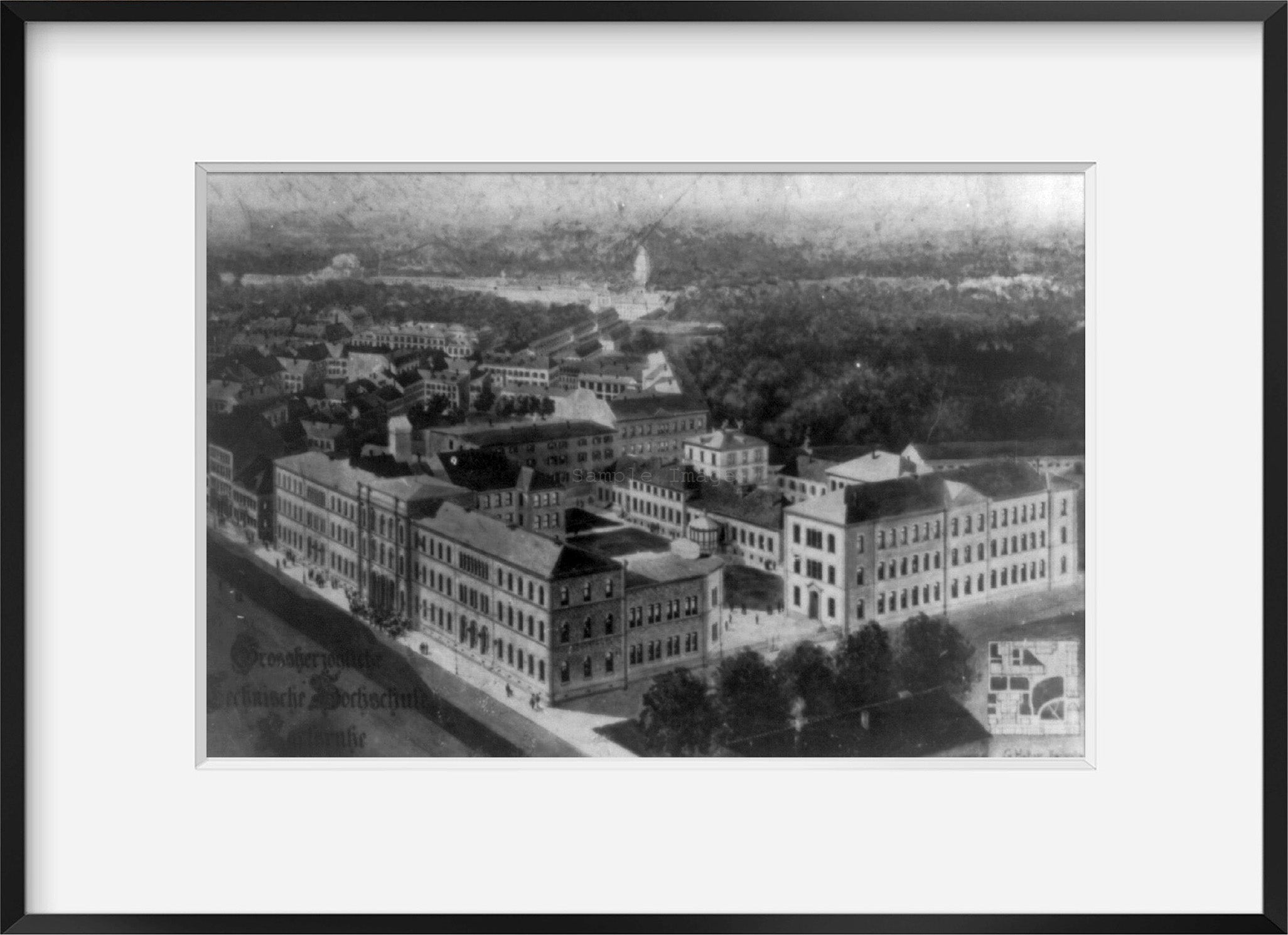 Photo: Technische Hochschule, Fridericiana, Germany, 1860