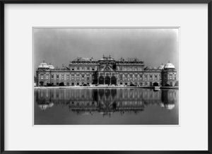 Photo: Belvedere Castle, lake, Vienna, Austria, c1942