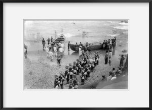 Photo: British Army, Gold Coast, Natives, motor launches, c1895
