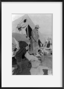 Photo: General Pershing outside his tent after breakfast, Namiquipa, Mexico, May 24