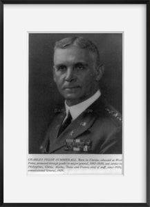 Photo: Charles Pelot Summerall, 1867-1955, US General, WWI
