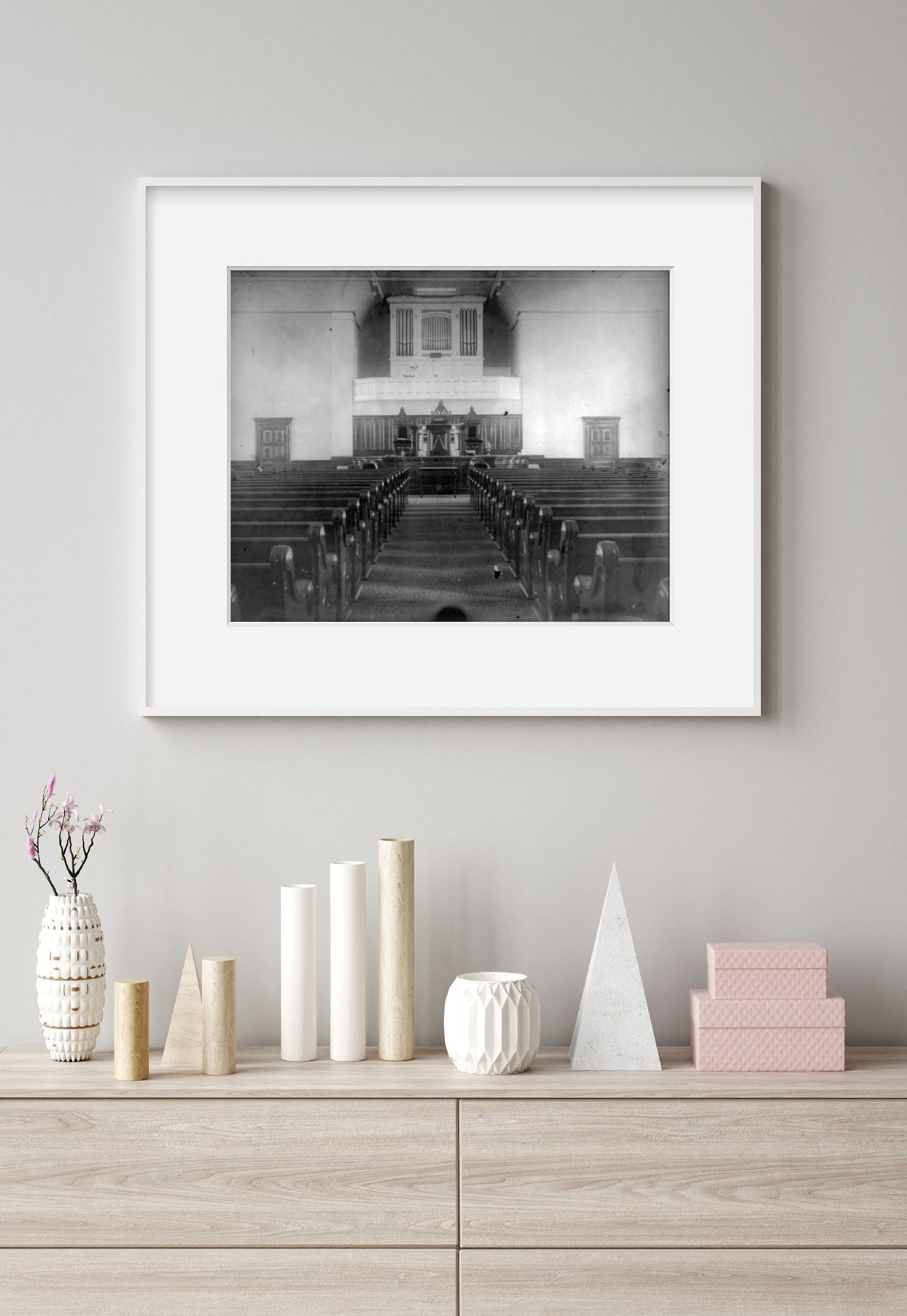 Photo: Lexington Presbyterian? Church, interior, Lexington, Rockbridge County, Virgi