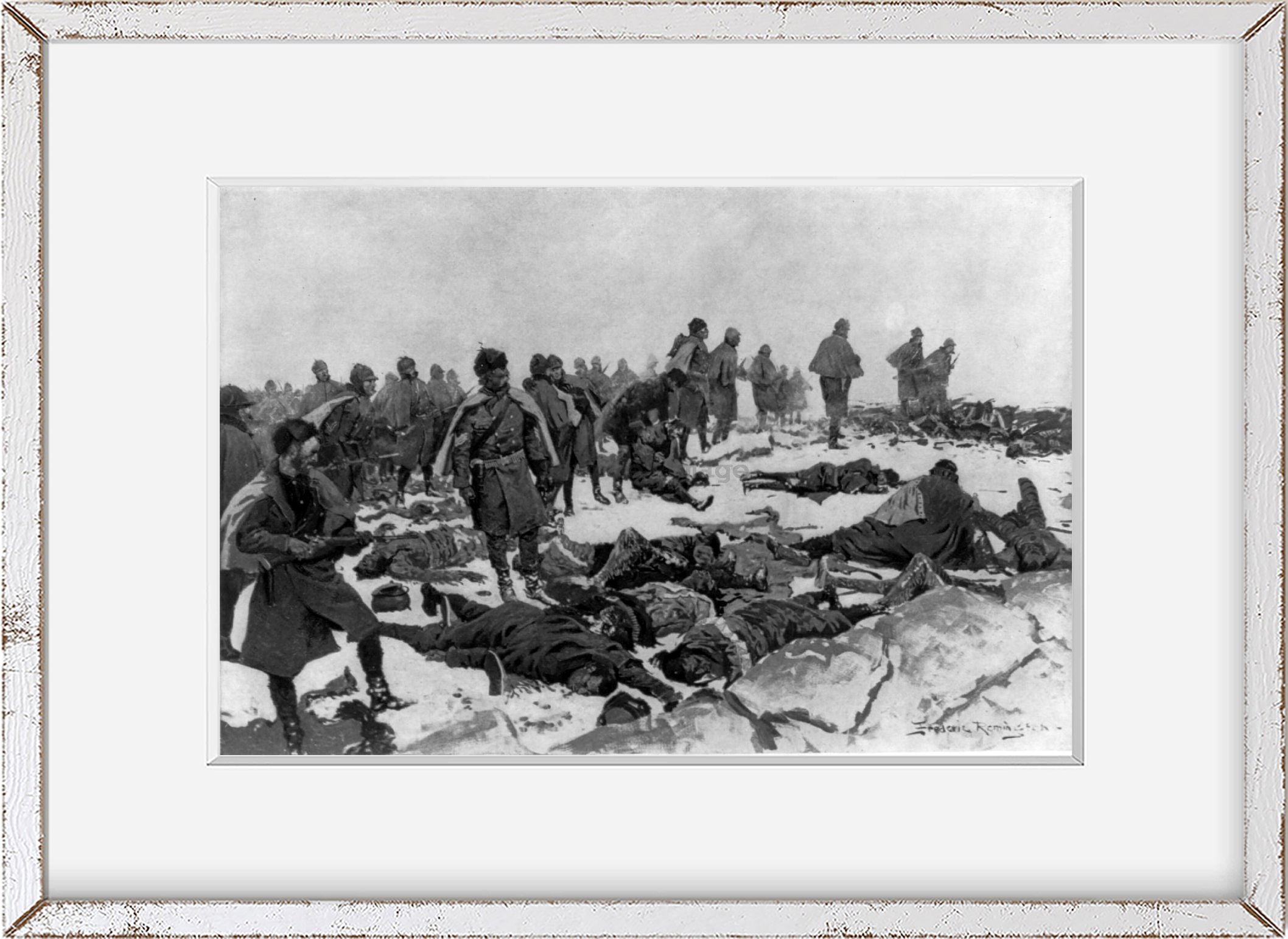Photo: Massacre of Cheyennes, Fort Robinson, Nebraska, NE, 1879, Soldiers, Dead Indian