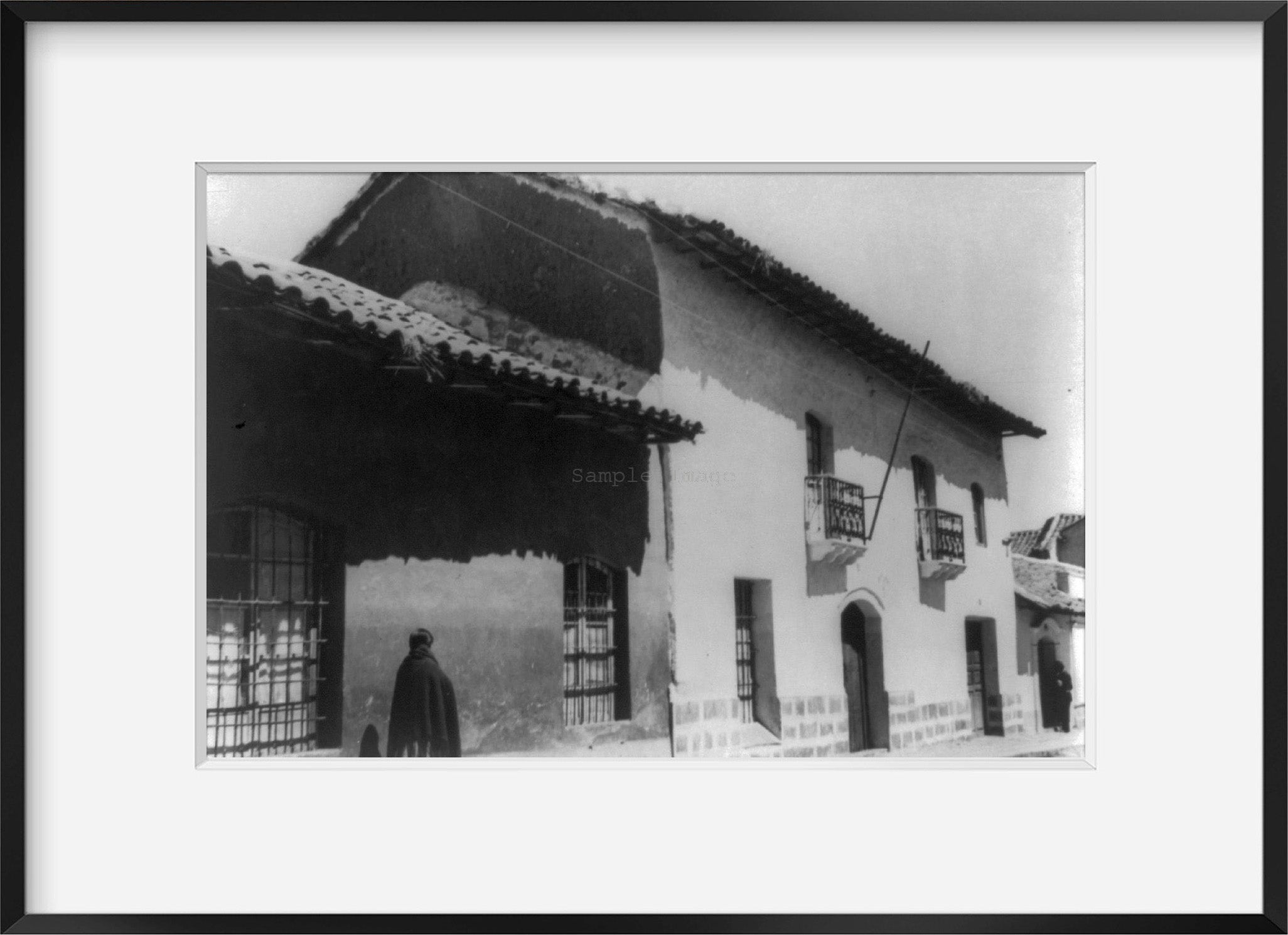 Photo: Bolivia, Sucre, June 20, 1947, house in calle Audiencia, #7063, photo by Luis L