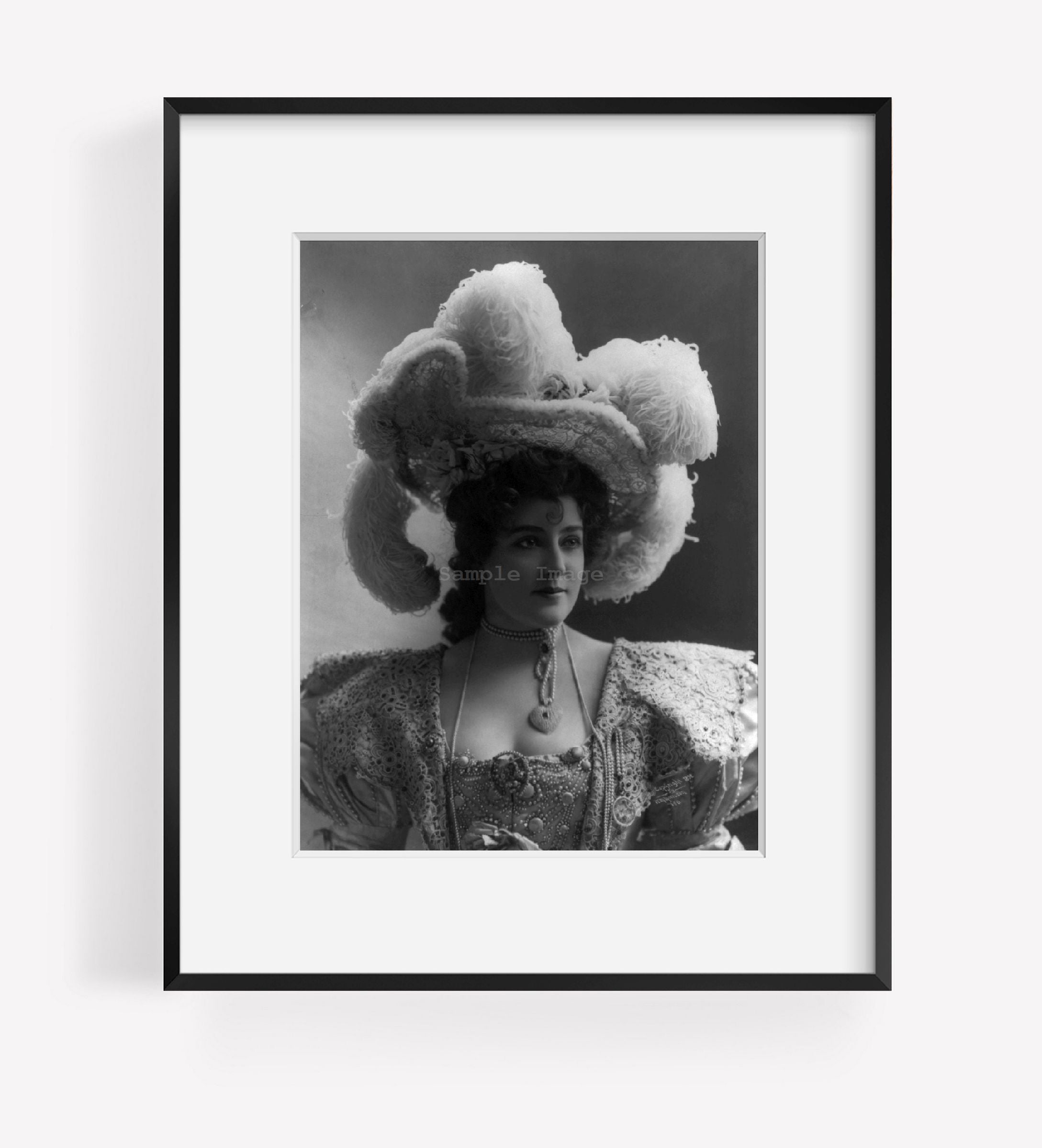 Photo: Lillian Russell, 1861-1922, America, actress, singer, famous