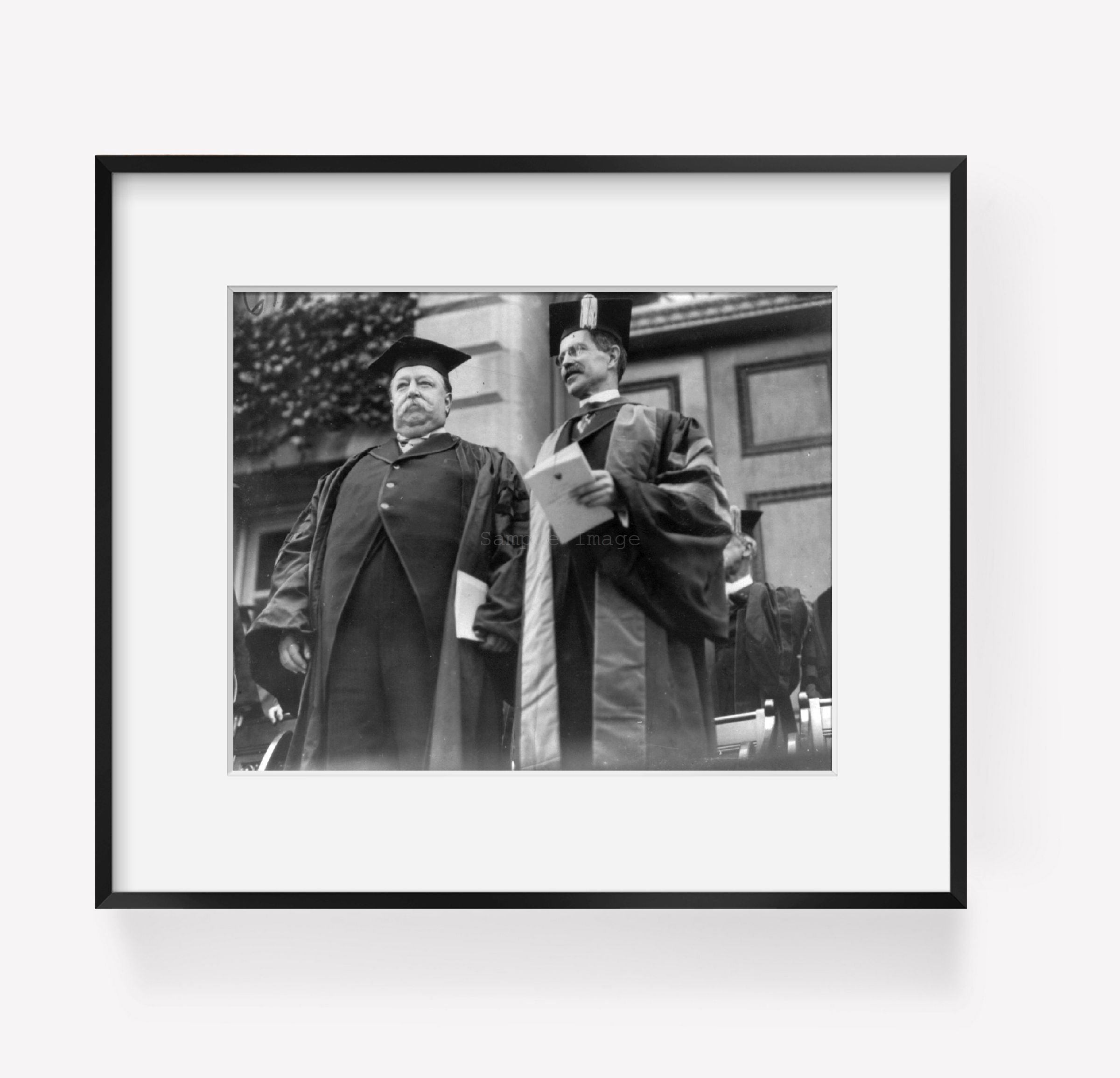 Photo: John Grier Hibben, academic robes, President Taft, c1912
