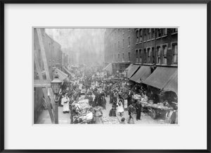 ca. 189- photograph of "Wentworth St." Summary: Open-air market filled with pedd