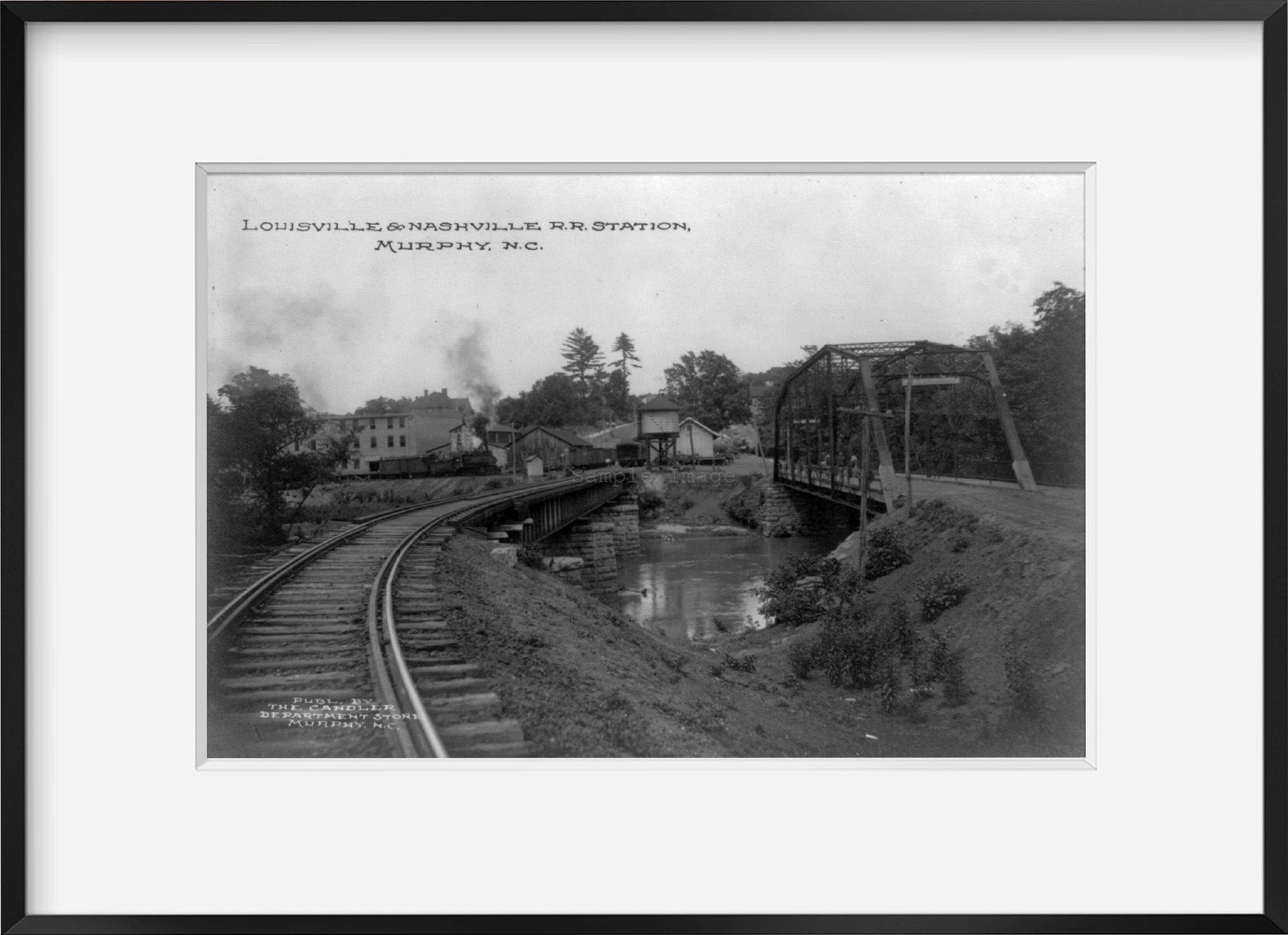 Photo: Trestle, bridge, Louisville & Nashville railroad, c1910