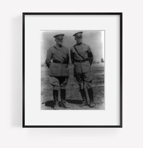 Photo: Pershing and Marshall, France, c1919