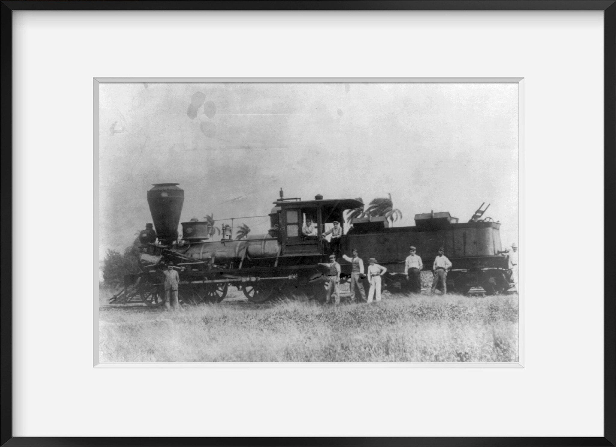 Photo: Old-timer, Panama Railroad, locomotive, tender, c1909