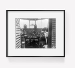 ca. 1930 photograph of Instrument panel in cockpit of Junkers G-31 twin-engined