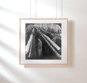 1907 Photo White Oak Cotton Mills, Greensboro, N.C.: Spinning room with 60, 000 s