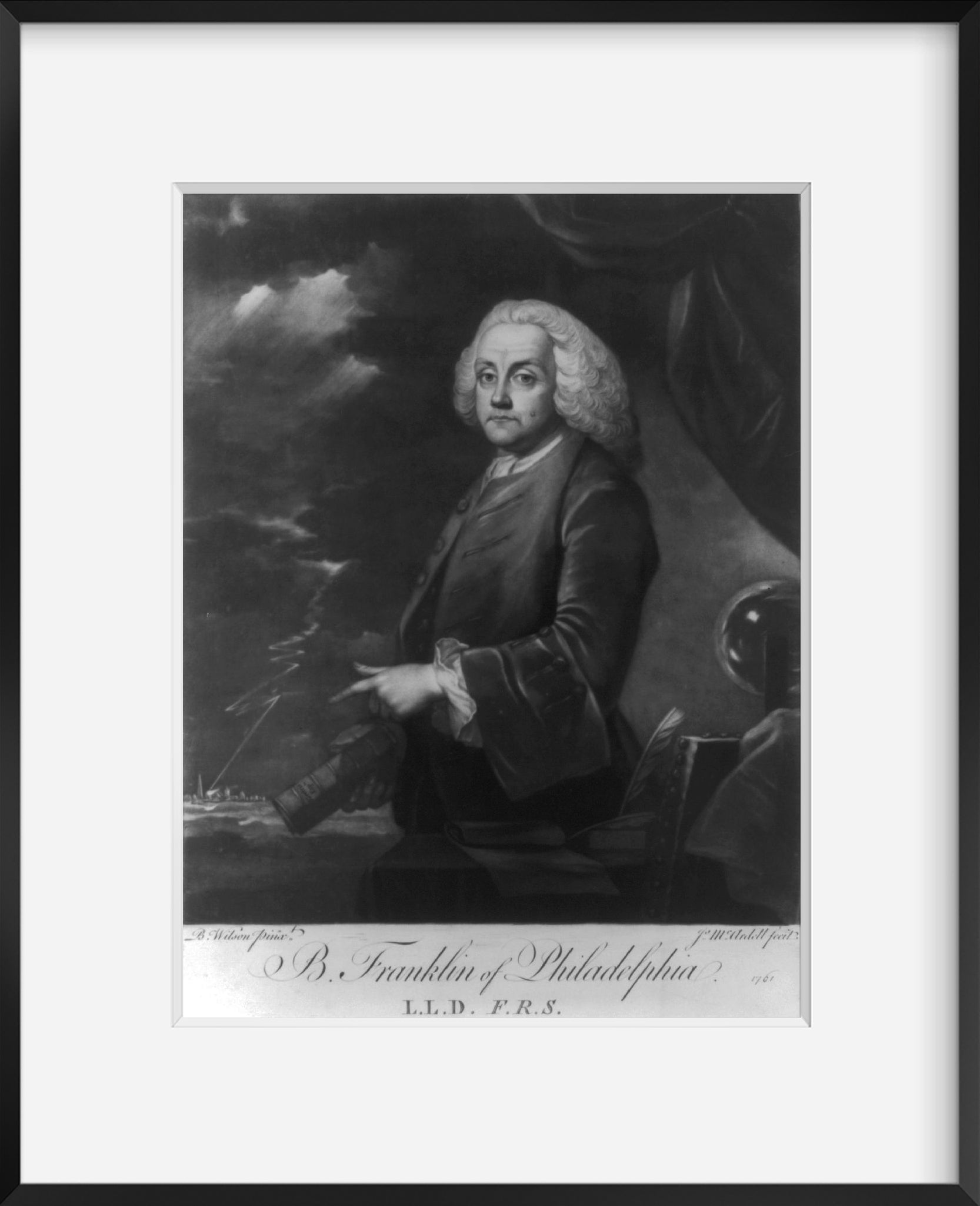 Photo: Benjamin Franklin of Philadelphia, President of Pennsylvania, Founding Fath