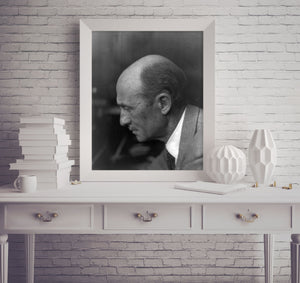 c1932 photograph of William H. Beebe, bust portrait, left profile