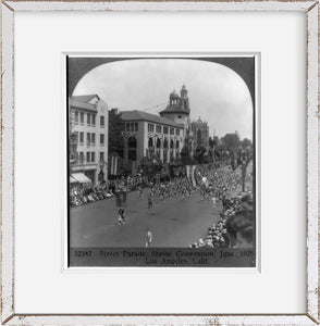 Photo: Street Parade, Shrine Convention, June 1929, Los Angeles, Calif.