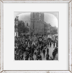 Photo: Philadelphia, Pennsylvania, Knights Templar Conclave, Massed Parade, c1903