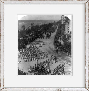 Photo: New York City, NYC, Riverside Drive, West Point Corps of Cadets, Dewey Parade