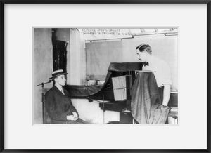 1909 Photo New York (City) Police Dept., 1909: taking "mug" photo of prisoner