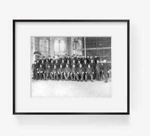 Photo: Guards in rotunda of Charlestown state prison, Charlestown, Boston, MA, c1896