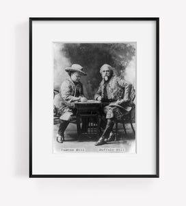 Photo: Pawnee Bill & Buffalo Bill, From the Famous Rose Collection, photographs, N.
