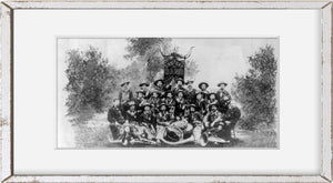 Photo: Original Cow-boy Band, Dodge City, Ford County, Kansas, KS, 1884-1888, men, inst