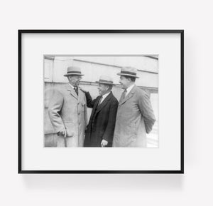 1932 Photo 3 principals before testifying before the subcommittee of the Senate