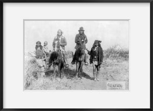 Photo: Geronimo's Camp, Geronimo, 1829-1909, Natches, Perico, Baby