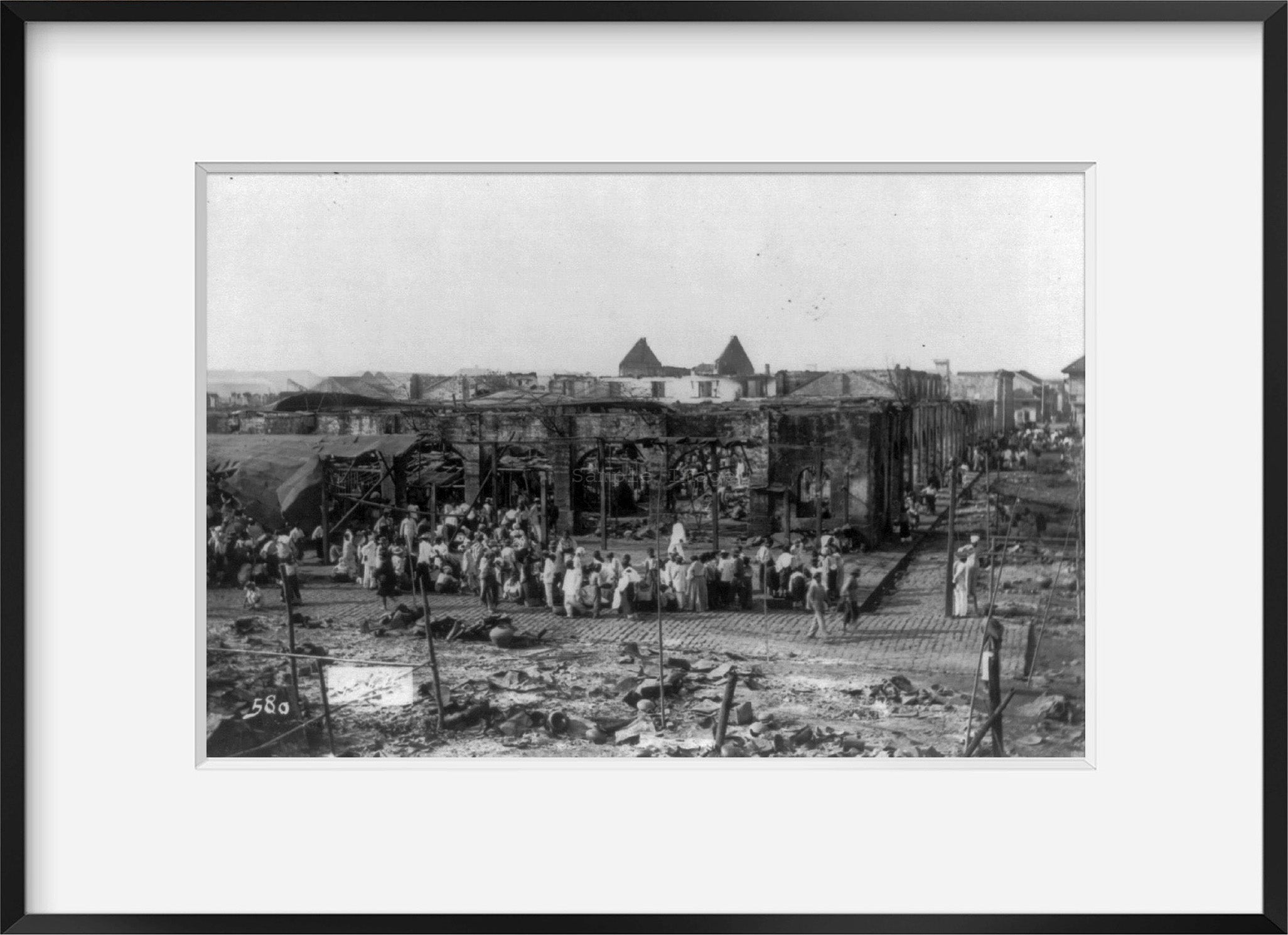 Photo: Market scene, Ruins, Manila, Philippines, 1899, outside