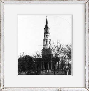 Photo: St. Phillips Church, Charleston, South Carolina, SC, Exterior View, Religion