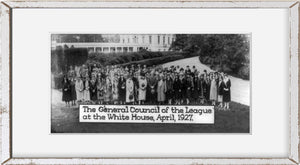 Photo: National League of Women Voters, White House, 1927, DC