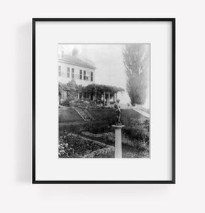 Photo: Saint-Gaudens, 1848-1907, his home, Cornish, NH, c1900 1