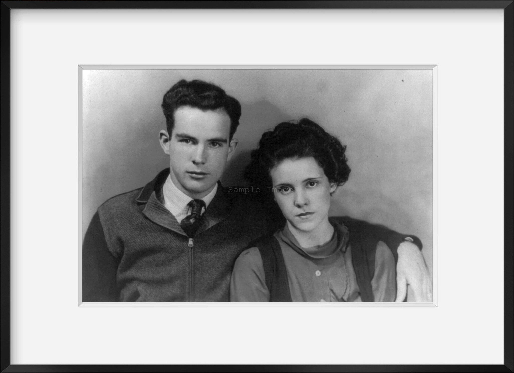 Photo: Southern Appalachian people, young couple, 1923-1943