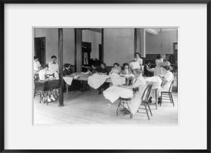Photograph of Home economics classes: Louisiana Industrial Institute and College