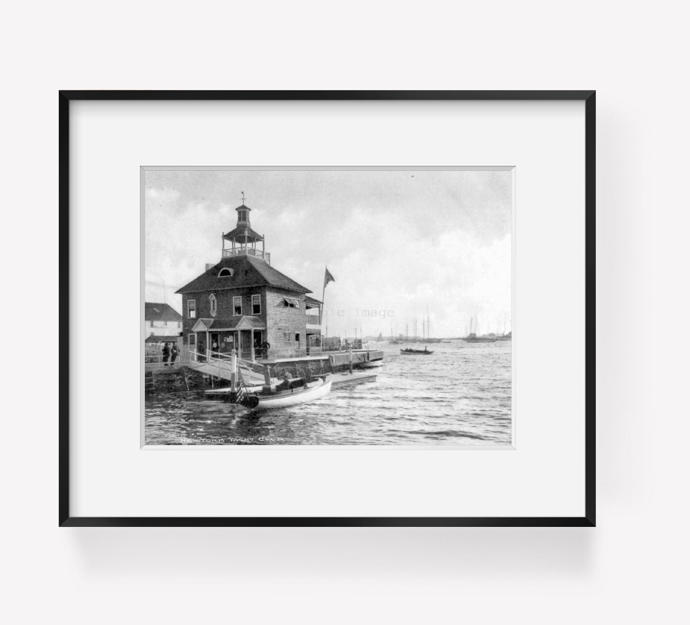 c1906 photograph of New York Yacht Club Summary: Newport, R.I.