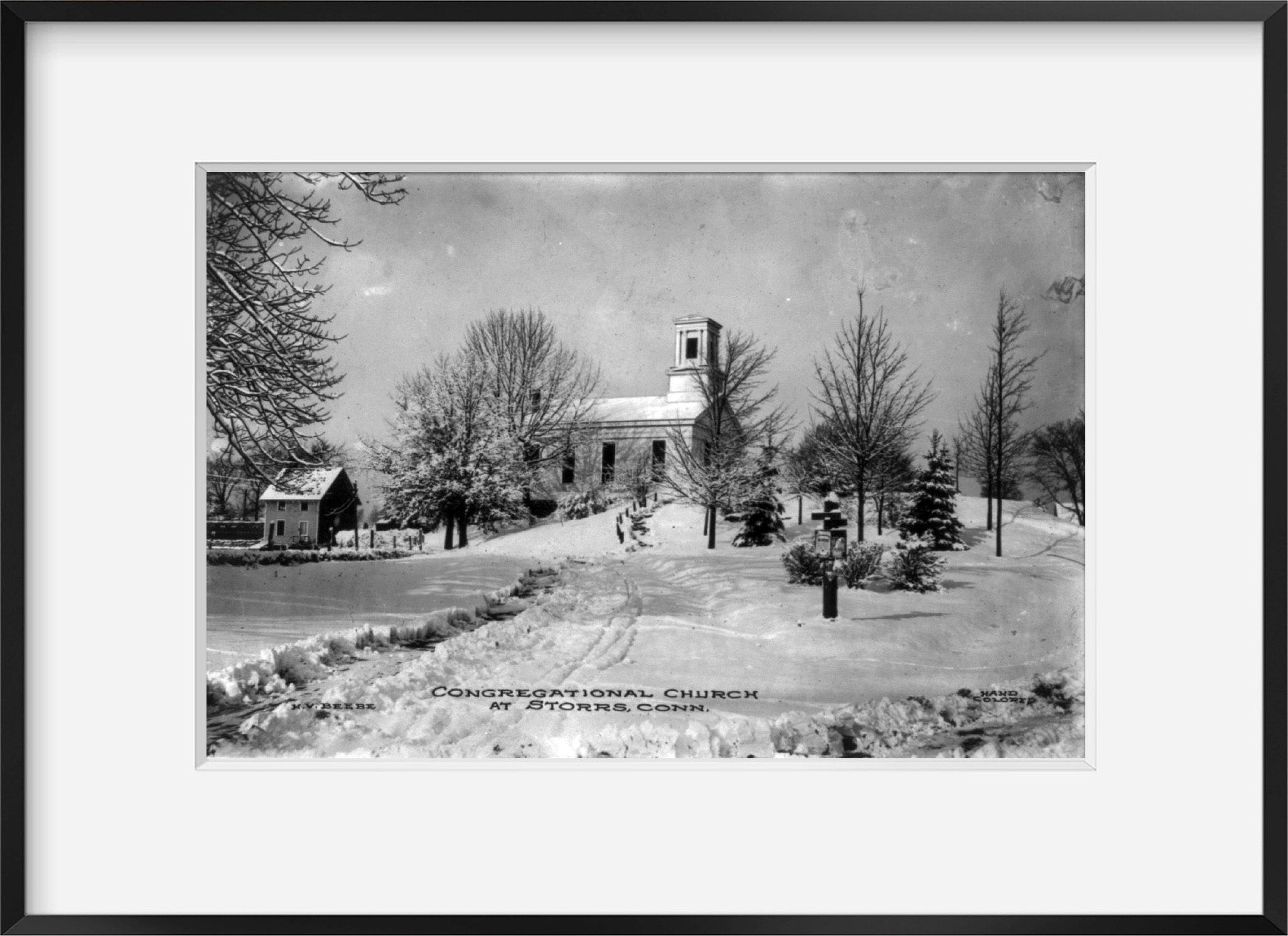 Photograph of Congregational Church at Storrs, Conn.