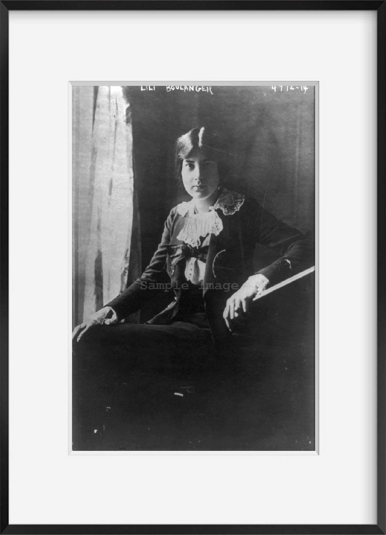 Photo: Lili Boulanger, 1893-1918, French composer, younger sister of Nadia Boulange