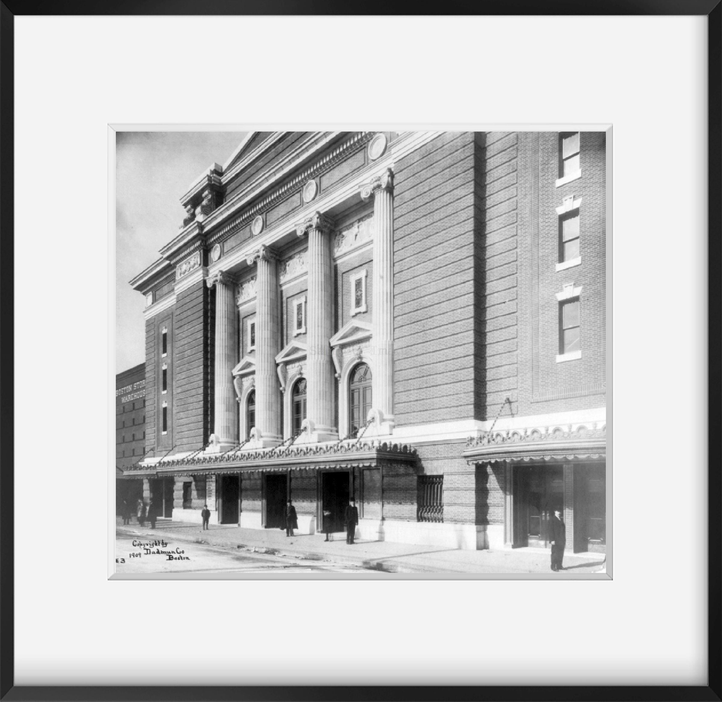 c1909 photograph of Boston Opera House