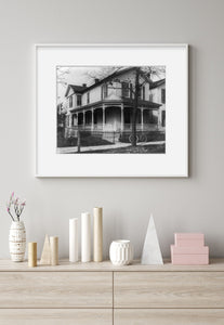 1900 photograph of 7 Hawthorn St., 1900 Summary: Wright home, Dayton, Ohio.