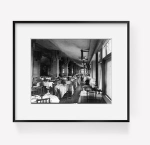 c1929 photograph of Yellowstone National Park: Grand Canyon Hotel dining room