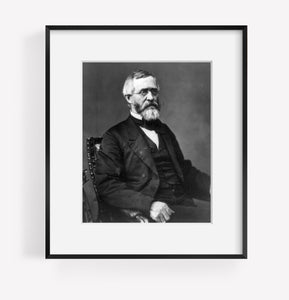 Photograph of Ebenezer Rockwood Hoar Summary: Half lgth., seated, facing right.