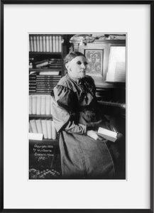1906 Photo Francis Jane Crosby, 1820-1915 3/4 lgth., seated, facing right at pia