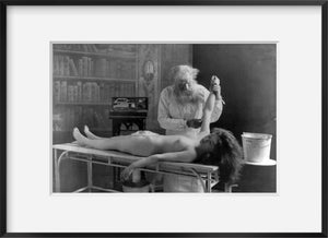 Photo: Nude girl being autopsied by doctor, by Fitz W. Guerin, Autopsy