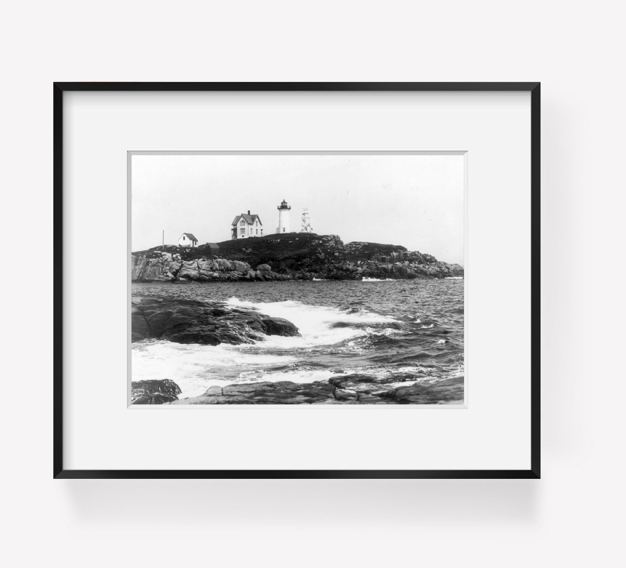Photo: The Nubble Lighthouse, York County, Cape Neddick, Maine