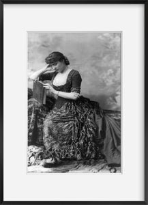 Photo: c1882, Lillie Langtry (1853-1929) Lily, Napoleon Sarony 1